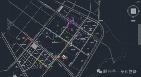 监测点布设示意图